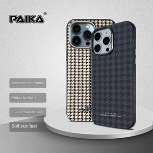 Funda Magnética de Lujo con Diseño de Pata de Gallo para <span class=keywords><strong>iPhone</strong></span> 16 15 14 13 <span class=keywords><strong>12</strong></span> Pro Max, Panel Trasero Rígido de <span class=keywords><strong>PC</strong></span>, Antigolpes, Anti-Caídas, Acabado Mate - Product Image 2