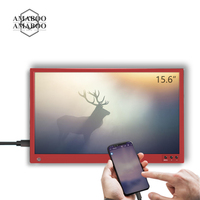 Monitor Portátil de 15.6 Pulgadas con Retroiluminación Roja de 3ms, Pantalla Táctil IPS LED de 300cd/m de Brillo, Altavoz Integrado, Resolución 1080p HDR