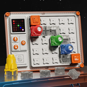 Laberinto de circuito, juego de mesa de entrenamiento de pensamiento de <span class=keywords><strong>ajedrez</strong></span>, proyección mágica de sombra, rompecabezas para niños, juguetes electrónicos - Product Image 1