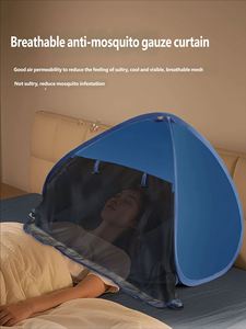Tente de couchage mini portable imperméable avec protection solaire pour la tête et appuie-tête anti-UV - Product Image 5