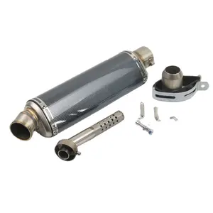 Motorcycle escapement universal Exhaust Muffler for Z750 CB400 ER6N GY6 Scooter ATV Z900 R6 PCX125 Exhaust