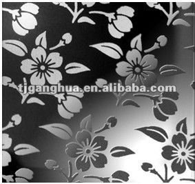 Cuộc sống phục vụ lâu dài thép không gỉ trang trí tấm DIN 2B kết thúc khắc màu lạnh & cán nóng Ba Hl bề mặt tùy chỉnh cắt - Product Image 5