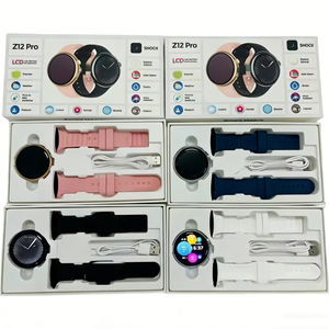 Montre connectée pour <span class=keywords><strong>fille</strong></span> Z12 PRO 41-43 mm, écran AMOLED rond, chronographe Android, tracker de fitness avec fréquence cardiaque et boussole - Product Image 1