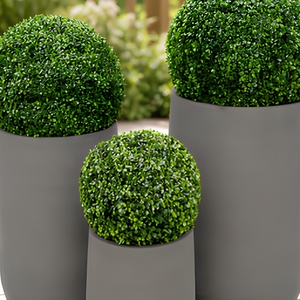 Grands pots à <span class=keywords><strong>fleurs</strong></span> modernes européens en fibre <span class=keywords><strong>de</strong></span> verre et en argile pour l'extérieur, avec trou <span class=keywords><strong>de</strong></span> drainage, durables et écologiques pour la maison et le jardin - Product Image 6