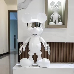 Nueva Tendencia de Moda: Escultura de Resina Cyberpunk de <span class=keywords><strong>Mickey</strong></span>, Adorno Decorativo para Sala de Estar, Porche, Mueble de TV, Barra, Entrada, Decoración Moderna - Product Image 4