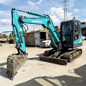 Mini-excavatrice de 6 tonnes SWE60E, excavatrice sur chenilles, excavatrice d'occasion de haute qualité - Product Image 2