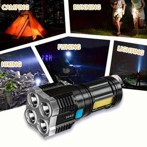 Linterna Recargable Súper Brillante de Largo Alcance LED para Exteriores y Hogar, Linterna de Alta Potencia - Product Image 6