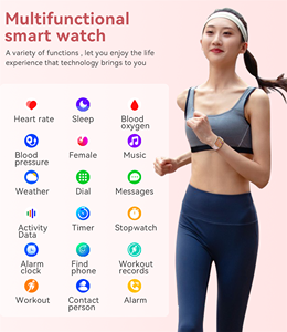 Smartwatch LIGE SML11 per Android e iOS, Tracker Fitness Sportivo Impermeabile con Monitoraggio Frequenza Cardiaca, Pressione Sanguigna e Ossigeno, Orologio Intelligente per Donne - Product Image 2