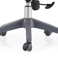 Chaise de bureau ergonomique moderne JOHOOFURNITURE en PP, cadre gris, confortable, coussin épais, pour salle de conférence
