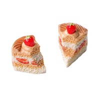 Nouveaux accessoires en résine comestibles de haute qualité pour la simulation de mini gâteaux, biscuits, maisons en chocolat, ornements DIY