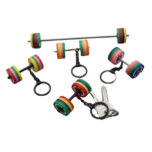 Регулируемые гантели 45 кг персонализированные спортивные промо-подарки на заказ 3D laveros CHAVEIRO Tri Grip весовые пластины 45 фунтов брелок - Product Image 1