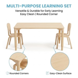 Silla Infantil <span class=keywords><strong>de</strong></span> Madera Curvada para Aula Montessori, Preescolar, Ergonómica, con Asa Ovalada, para Escritorio, Guardería, Muebles Infantiles - Product Image 2
