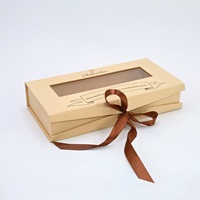 Boîte à bijoux magnétique personnalisable, prix négociable, avec gaufrage, dorure à chaud, finition mate, en carton, emballage plat