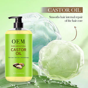 Balsamo all'Olio di Ricino OEM a Base Vegetale Idratante Anti-Crespo Previene la Rottura per Capelli Lucenti - Product Image 4