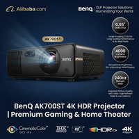 Projecteur laser 4K BenQ AK700ST pour simulateur de golf, 4000 lumens ANSI, projecteur de jeu à courte focale pour home cinéma, 240 Hz