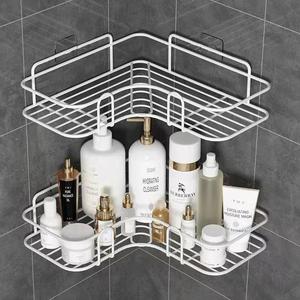 Étagère de lavabo sans perçage, étagère triangulaire de salle de bain, étagère murale pour toilettes, étagère de rangement de cuisine, étagère de salle de bain - Product Image 2