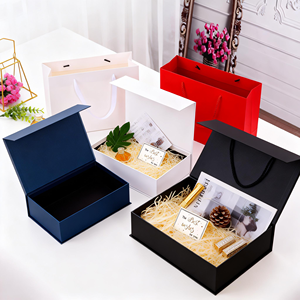 Elegante Kit de Empaque de Regalo en Caja Rígida Biodegradable con Papel de Arte, Logotipo Personalizado y Laminado Mate para Vino, <span class=keywords><strong>Whisky</strong></span> y Ropa - Product Image 3