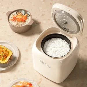 Electrodomésticos eléctricos Cooker de arroz antiadherente multiusos portátil pequeña olla de arroz con cesta de vapor