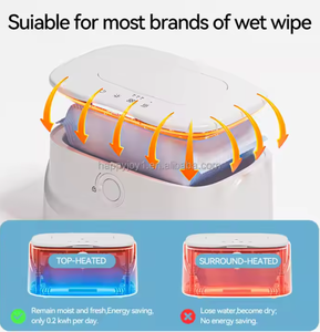 Calentador de toallitas silenciosas para bebés de gran capacidad de alta calidad, calentador de papel húmedo ajustable rápido, calentador de toallitas húmedas para bebés - Product Image 3