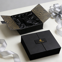Boîtes d'emballage personnalisées de luxe pour kit de maquillage, en papier pliable, doublées de satin de soie magnétique, pour petites entreprises