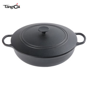 Super Oferta: Olla Holandesa Artística de Hierro Fundido de Alto Rendimiento para Catering <span class=keywords><strong>y</strong></span> Camping, Certificada LFGB, Apta para <span class=keywords><strong>Horno</strong></span>, Antiadherente - Product Image 3