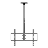 Soporte de Pared para TV KLC-T1 de Acero 600X400 32" 80" Inclinable, Giratorio, Soporte de Techo para LCD, Soporte de Pared y Techo para LED, Soporte para TV de Plasma