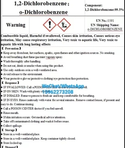 2025 nóng bán CAS 95-50-1 o-dichlorobenzene cho Un no.1591 Nhà máy cung cấp trực tiếp của 1,2-dichlorobenzene Hữu Cơ trung gian - Product Image 2