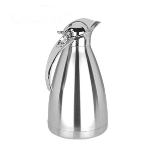 Meilleures ventes : Bouilloire isotherme <span class=keywords><strong>sous</strong></span> <span class=keywords><strong>vide</strong></span> en acier inoxydable double couche antiadhésive écologique de 2 L, style campagnard, pour usage domestique, compatible gaz - Product Image 2