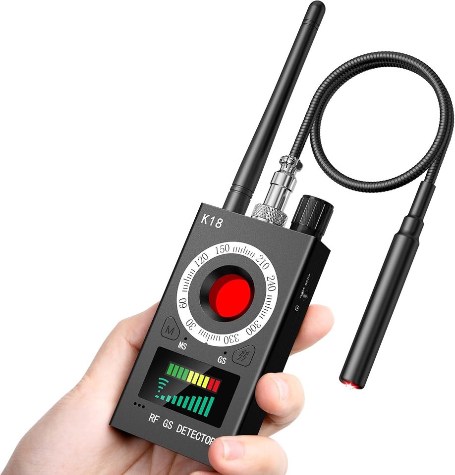 K18 Mini GPS-трекер детектор скрытая камера Bug ABS Материал микрофон Обнаружение микрофона хакерское устройство для путешествий в отеле