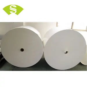 factory price pe coated board paper roll for salad bowl