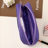 Trousse à crayons étanche en PVC de haute qualité personnalisée, mignon sac à cosmétiques transparent avec poignées pour filles fournitures scolaires