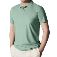 Polo à manches courtes pour homme en stock – Été, décontracté, couleur unie, séchage rapide, respirant, haute extensibilité, livraison rapide