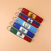 Llavero Tejido de Anime de Alta Calidad, Etiqueta de Llavero con Logotipo Personalizado para Bolsa