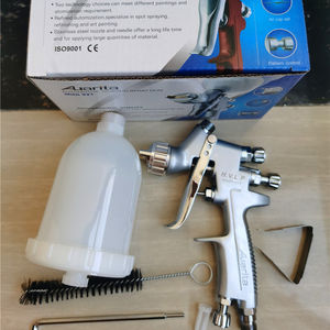 Supertools pour pistolet à <span class=keywords><strong>peinture</strong></span> pneumatique HVLP professionnel Mini pistolet à <span class=keywords><strong>peinture</strong></span> à air 1,0 mm Buse en aluminium H-921 <span class=keywords><strong>Peinture</strong></span> automobile Aérographe - Product Image 2