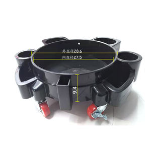 Bucket Dolly mit Rädern Rolling Detail ing Wash Bucket mit 5 Rädern und 2 Sicherungs rollen - Product Image 2