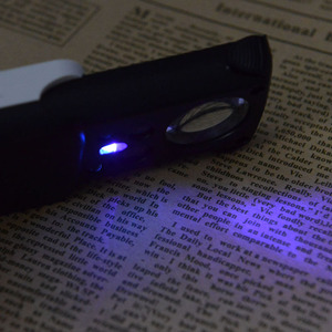 Loupe grossissante 30/60/90X, loupe de gros, loupe de lecture, loupe à haute grossissement, loupe à lumière UV LED, loupe coulissante - Product Image 5