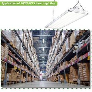 โคมไฟไฮเบย์ LED แบบเส้นตรง ขนาด 4 ฟุต 110w 220W ปรับความสว่างได้ สำหรับโรงงาน อุตสาหกรรม โรงรถ ภายในอาคาร - Product Image 6