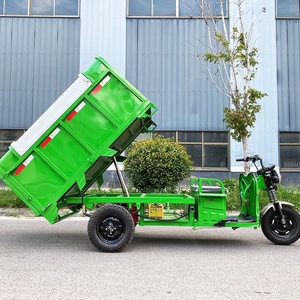 <span class=keywords><strong>Camion</strong></span> à Ordures Tricycle Électrique de 1800 Litres à Déchargement Automatique, Scellé, pour Assainissement Municipal et Nettoyage de Sites Touristiques - Product Image 1