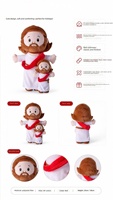 Peluche personnalisée de Jésus en dessin animé, jouet en peluche chrétien doux, fabricant de peluches