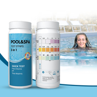 Kit de test d'eau de piscine 3in1