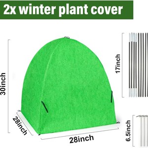 Non-woven Fabric Plant Frost protection <b>Cover</b> with Warming and Insulation for Shrubs and Plantscross-border Bestseller - Product Image 3