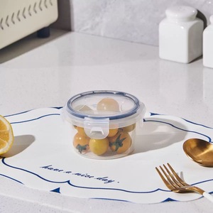 Nhà sản xuất cung cấp 600ml PP nhựa tươi giữ hộp với nắp dày và tính năng chống ẩm cho thực phẩm lưu trữ - Product Image 1