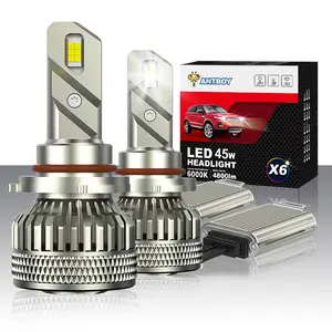 Auto Lighting System BOSOKO luces led carro h4 car led light h4 H7 H11 9005 X6 45 watt led headlight