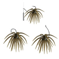 Vente en gros SU003-B 13cm 18g 1 pièce/boîte Appâts souples artificiels en TPE en forme d'ormeau, leurres souples flottants pour la pêche en eau douce et en eau salée