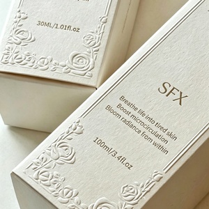 Embossed UV Process Eco-Friendly Luxury Custom Packaging Box for Cosmetic Lipstick Skincare & <b>Candle</b> Printed Logo - Product Image 6