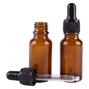 En Stock: Botella de Vidrio con Gotero de 5ml, 10ml, 15ml, 20ml, 30ml, 50ml, 100ml, Color Ámbar, para Aromaterapia y Aceites Esenciales - Product Image 3