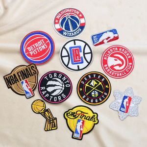 <span class=keywords><strong>USA</strong></span> Đội Bóng Rổ Logo Vá Thêu Thể Thao Câu Lạc Bộ Bóng Rổ Logo Các Bản Vá Lỗi Cho Bóng Rổ Jersey - Product Image 2