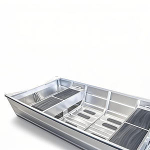 Vente en gros de luxe 16ft 10ft Jon Boat Square River Lake Bass Pêche à <span class=keywords><strong>fond</strong></span> <span class=keywords><strong>plat</strong></span> pleine soudure 14ft Aluminium Jon Boat à vendre - Product Image 3