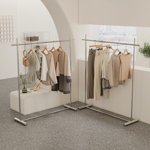 クロスストアメタルディスプレイスタンドレールレディ衣類ディスプレイゴールデンレールガーメントラック - Product Image 4