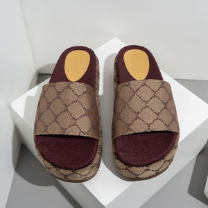 Sandalias de Plataforma Casuales de Lujo para Mujer, Antideslizantes, Chanclas de Moda, para Interiores y Exteriores, Antideslizantes, de EVA - Product Image 3